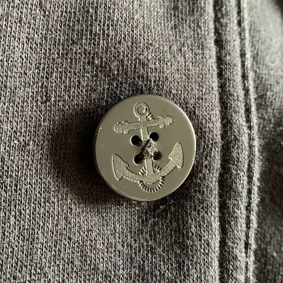 Gap Black Fleece Peacoat Size 10 Large - Picture 2 of 7